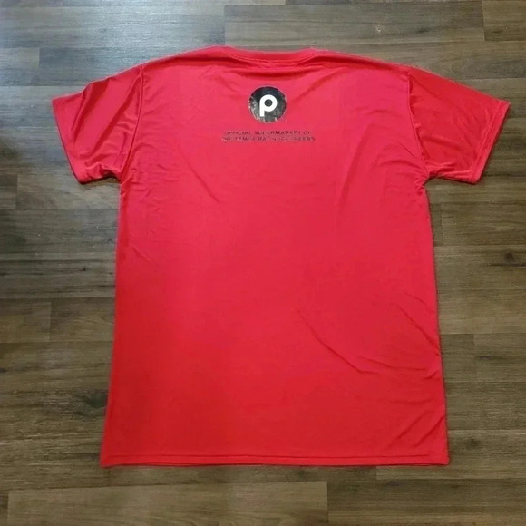 NFL Tampa Bay Buccaneers Men's T-Shirt Go Bucs Publix Promo Short Sleeve Red L - Picture 4 of 7
